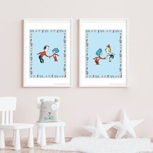 Dr Seuss Limited Edition Art Prints Set of 2